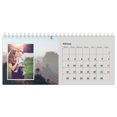 Desk calendars — Four seasons [February]