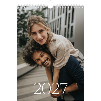 A4 Photo Calendar — Larger than life [cover]