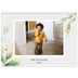 A4 Double Photo Calendar — Floral splash [cover]