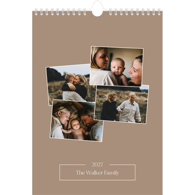 A4 Photo Calendar — Crafted memories [cover]