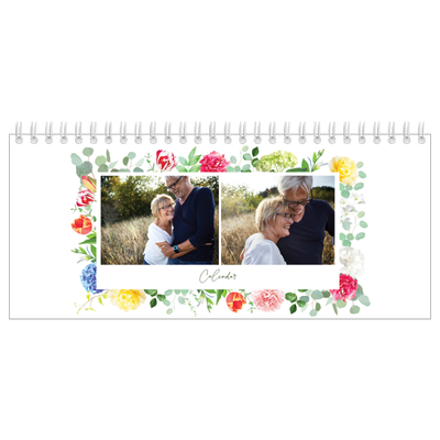 Desk calendars — Traditional flowers [cover]
