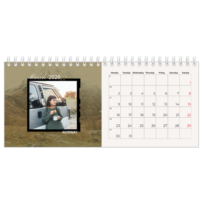 Desk calendars — Adventure wanderlust [March]