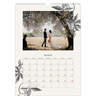 A3 photo calendars — Ink & ivy [March]