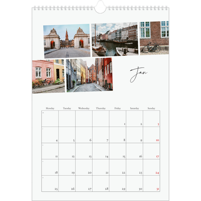 A3 photo calendars — City break [January]