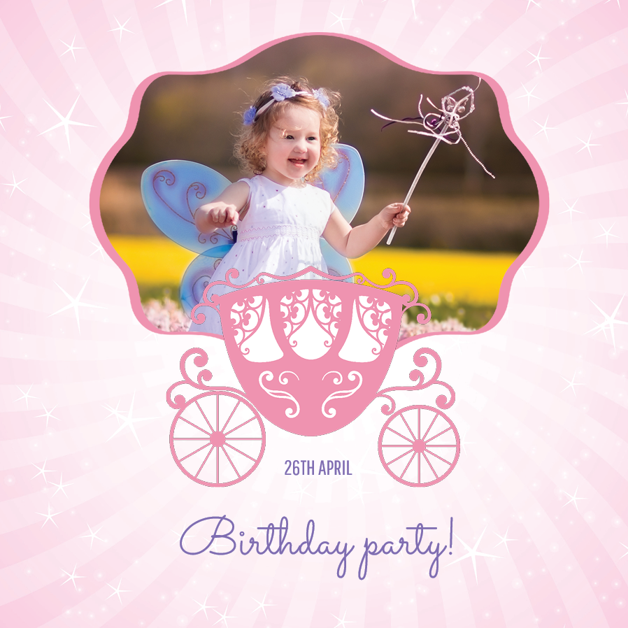 Invitations — Princess party