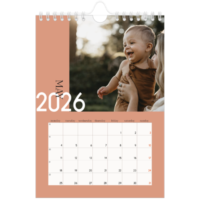 A5 Photo Calendar — Overlapping text [cover]
