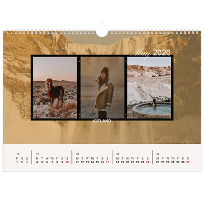A3 Photo Calendar — Adventure wanderlust [cover]