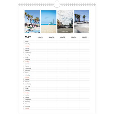 A3 Family Planner — Simple Planner - Family of 5 [cover]