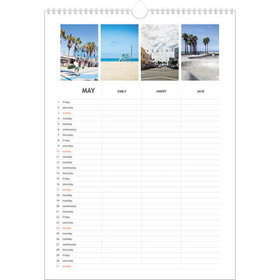 A3 Family Planner — Simple Planner - Family of 3 [cover]