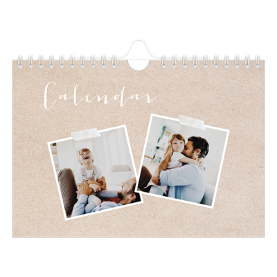 A5 Landscape Photo Calendar — Scrapbook calendar [cover]