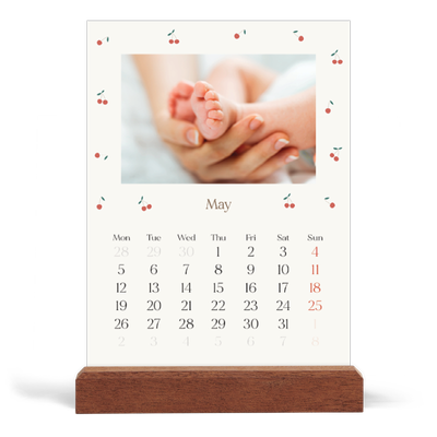Easel Desk Calendar Portrait  — Cherry bliss [cover]