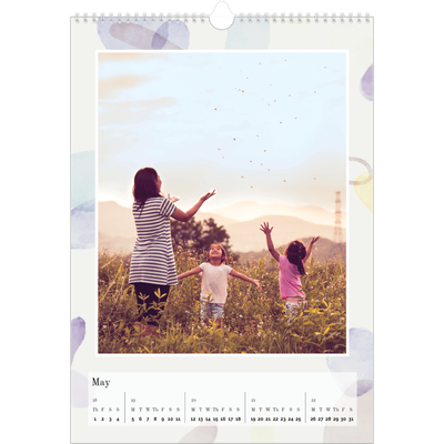 A3 photo calendars — Watercolour spots [cover]