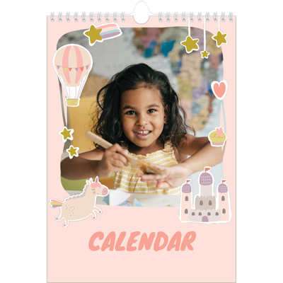A4 Photo Calendar — Rainbow unicorn [cover]