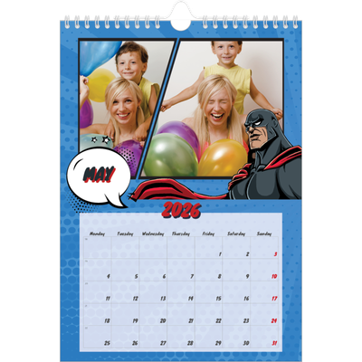 A4 Photo Calendar — Comic book [cover]