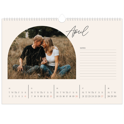 A3 Photo Calendar — Arch memories [April]