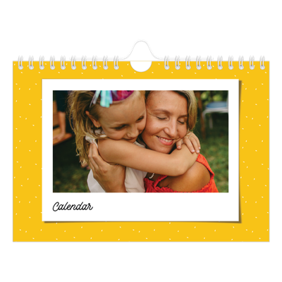 A5 Landscape Photo Calendar — Colour pop snapshots [cover]