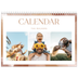 A4 Double Photo Calendar — Paintbrush effect [cover]