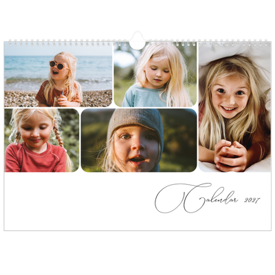 A3 Photo Calendar — Snapshots and script [cover]