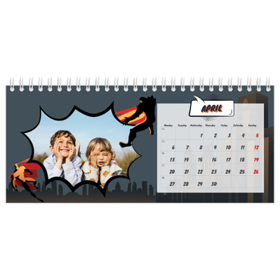 Desk calendars — Comic book [April]