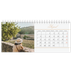 Desk calendars — Gold script banner [April]