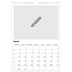 A3 photo calendars — Design your own product [March]