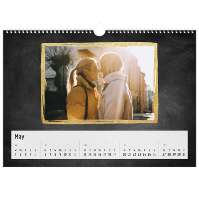 A3 Photo Calendar — Glitter frames [cover]
