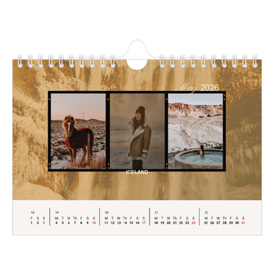 A5 Landscape Photo Calendar — Adventure wanderlust [cover]