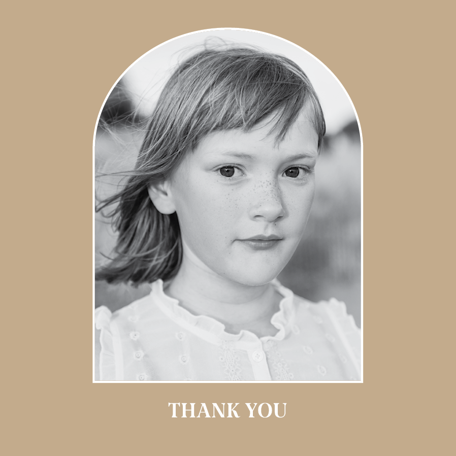 Thank you cards — Golden arch