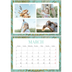A4 Double Photo Calendar — Floral wallpapers [March]