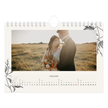 A5 Landscape Photo Calendar — Ink & ivy