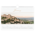 A4 Landscape Photo Calendar — Gold script banner [January]