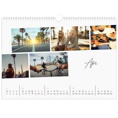 A3 Photo Calendar — City break [April]
