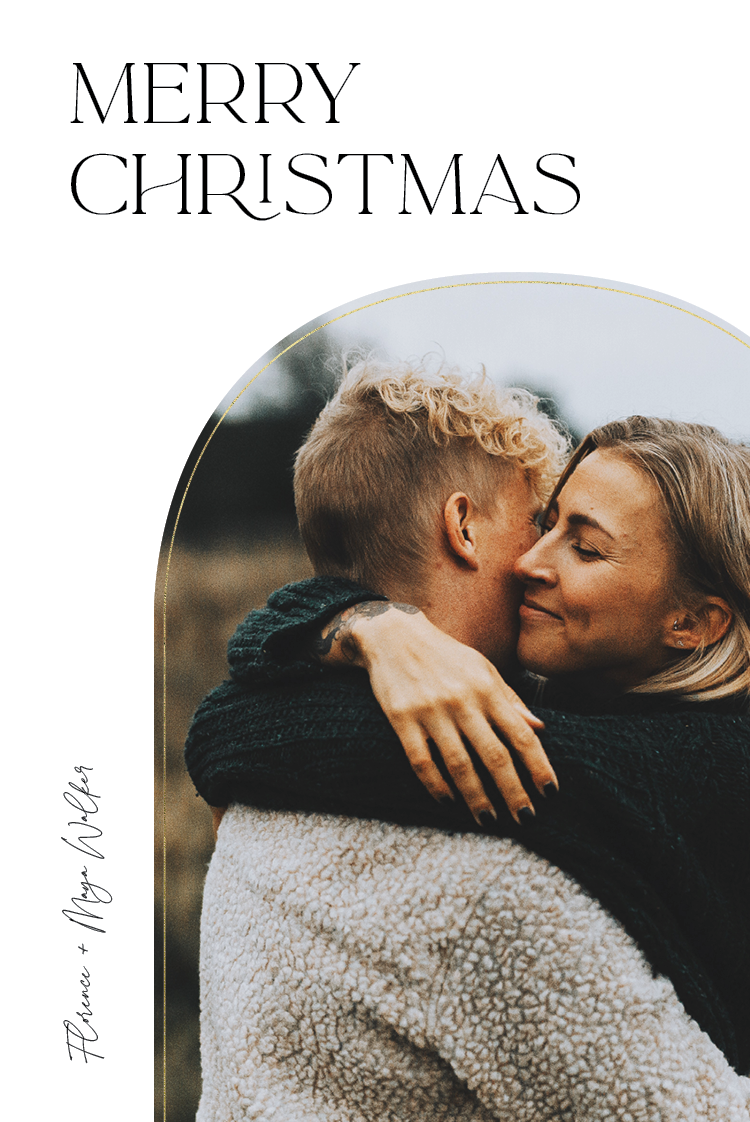 Cards — Holiday arch