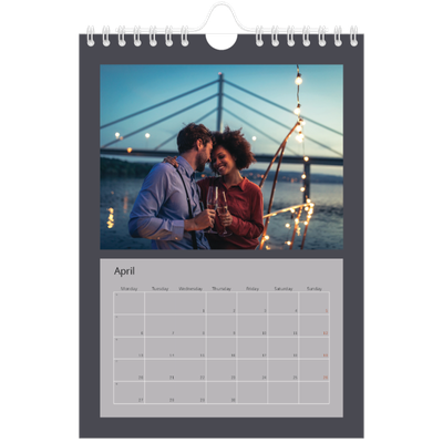 A5 Photo Calendar — Colour my world [April]