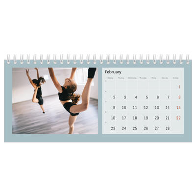 Desk calendars — Neo Scandi [February]