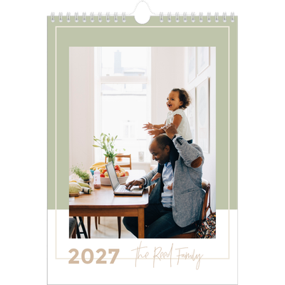 A4 Photo Calendar — Earthy frames [cover]