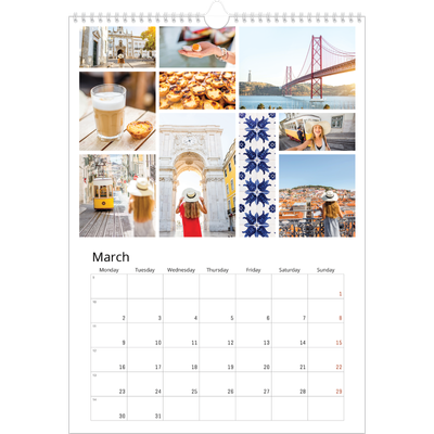 A3 photo calendars — Framework [March]