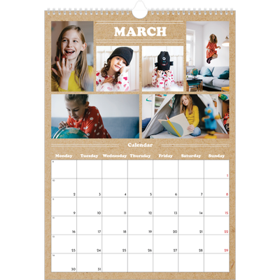 A3 photo calendars — This year’s editorial [March]