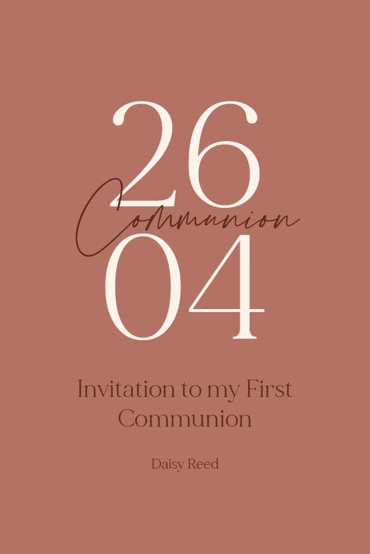 Invitations — Modern and earthy