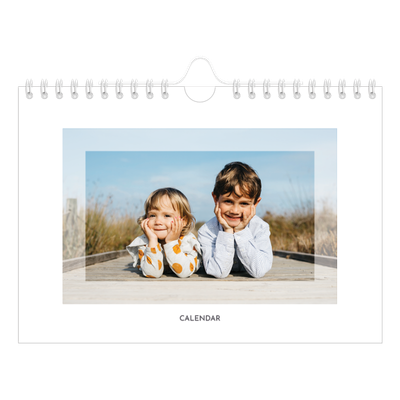 A5 Landscape Photo Calendar — Clear frame [cover]