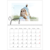 A4 Double Photo Calendar — Clear frame [January]