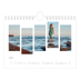 A5 Landscape Photo Calendar — Travel mosaics [May]