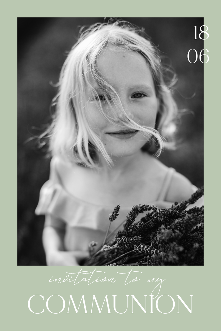 Invitations — Plain colour background