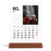Easel Desk Calendar Portrait  — Serif and moments [cover]
