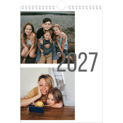 A4 Photo Calendar — Number months [cover]