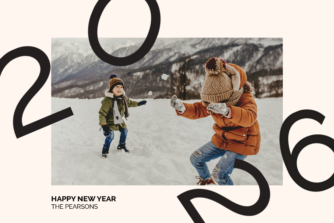 Cards — New year scatter