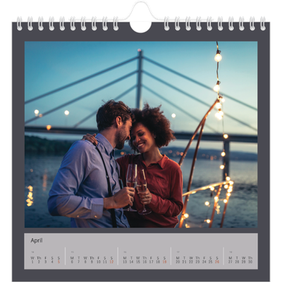 Square calendars  — Colour my world [April]