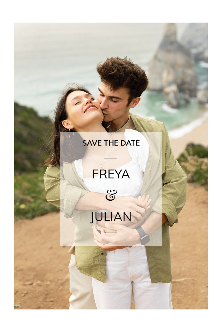 Save the date — Simple square