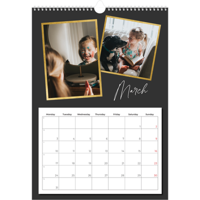 A3 photo calendars — So many memories [March]