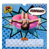 Square calendars  — Comic book [February]